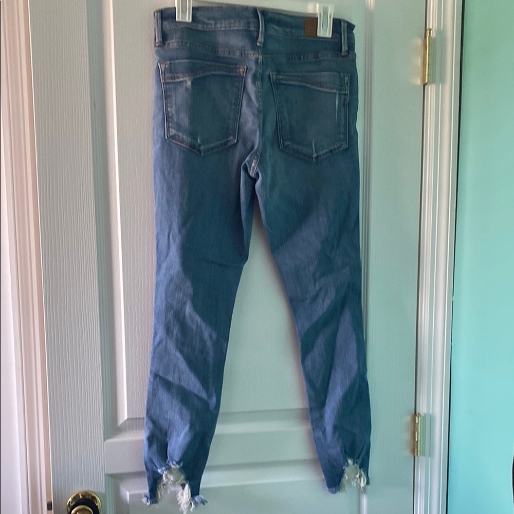 Distressed Blue Jeans - Picture 4 of 5
